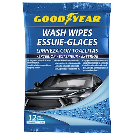 Goodyear EXTERIOR WASH WIPES 12PK GY3253